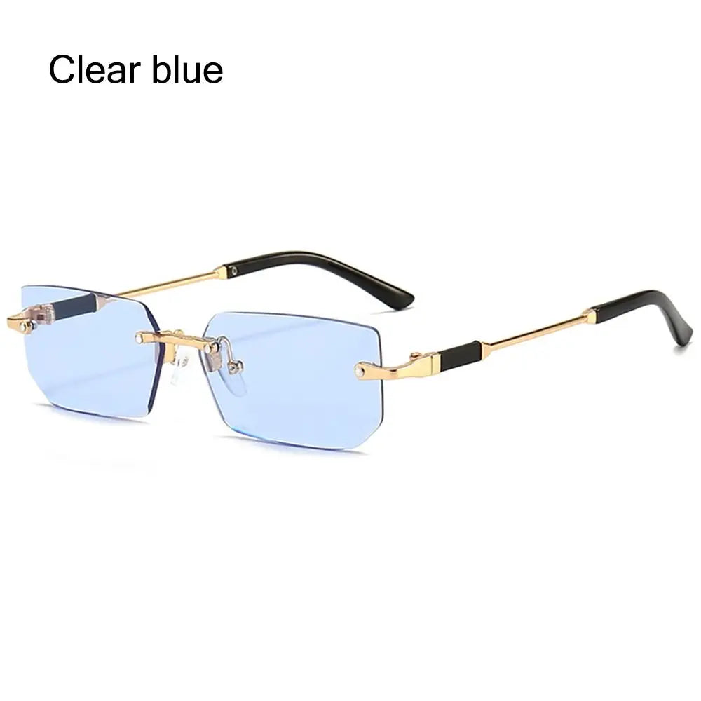 Lunettes Monture Dorée Style Luxe — UV400 Protection ✨