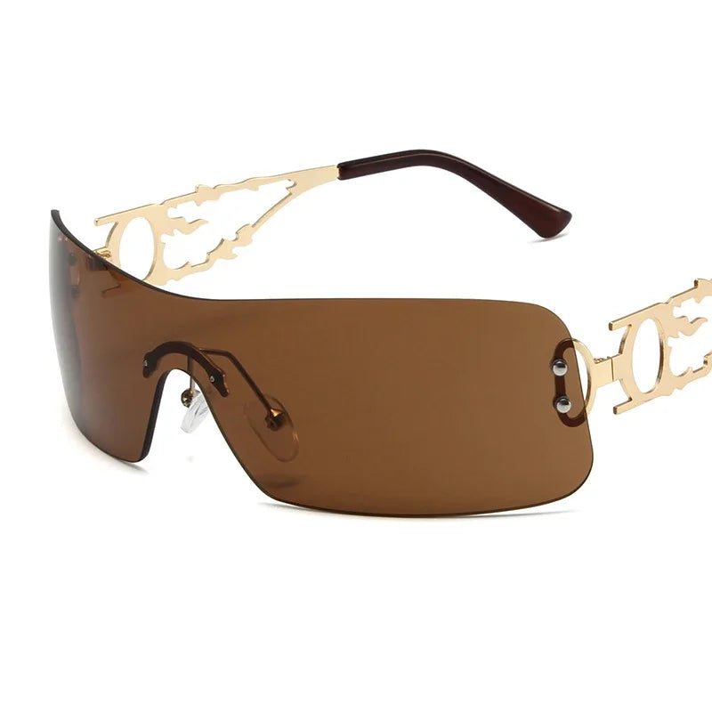 Lunettes Carrées Oversize Y2K — L'Aesthetic des Années 2000 💅
