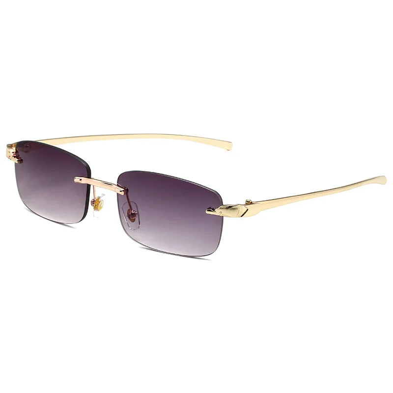 Lunettes Sans Monture Style Luxe — 16 Coloris UV400 ✨