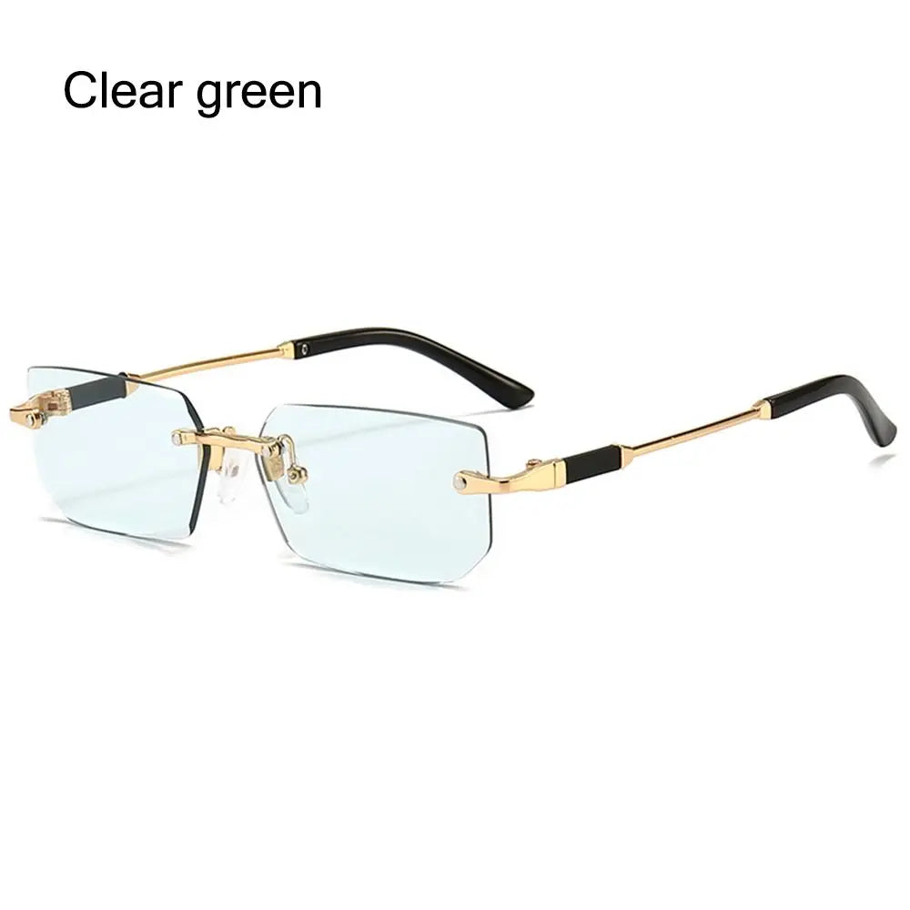 Lunettes Monture Dorée Style Luxe — UV400 Protection ✨