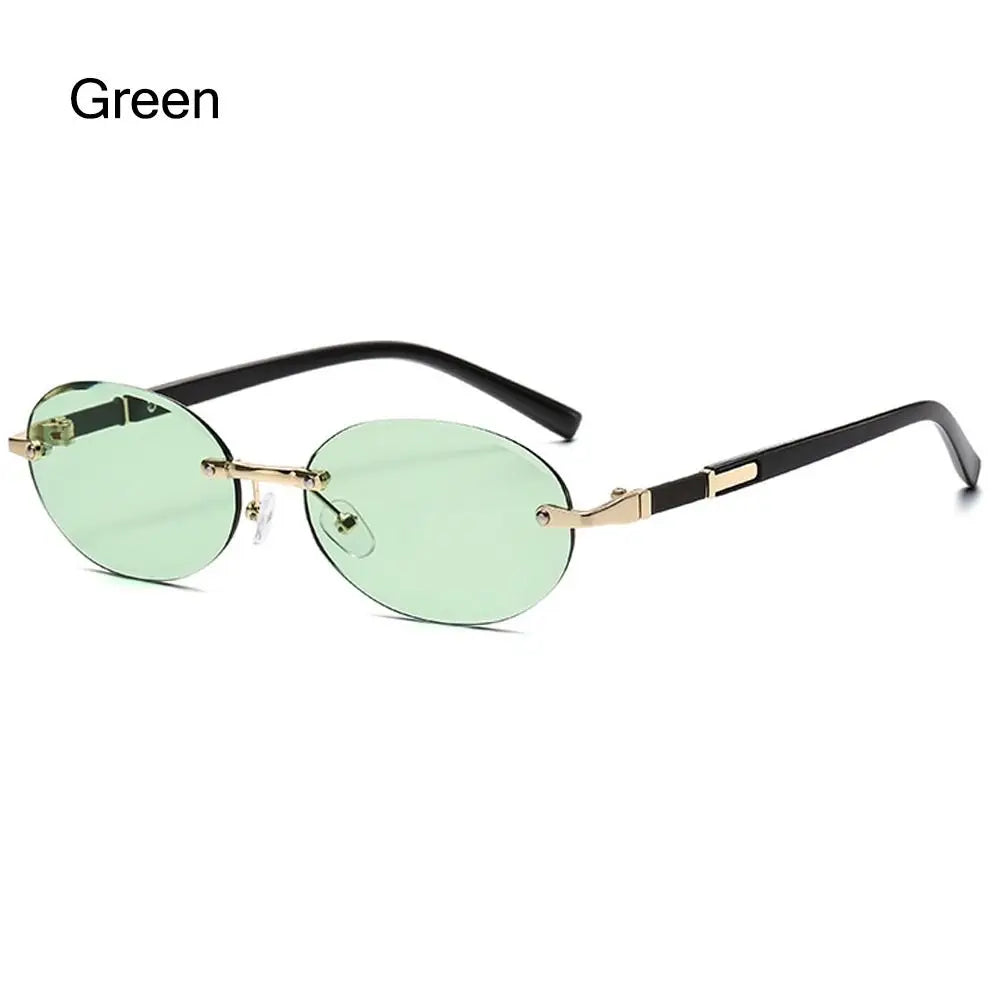 Lunettes Monture Dorée Style Luxe — UV400 Protection ✨