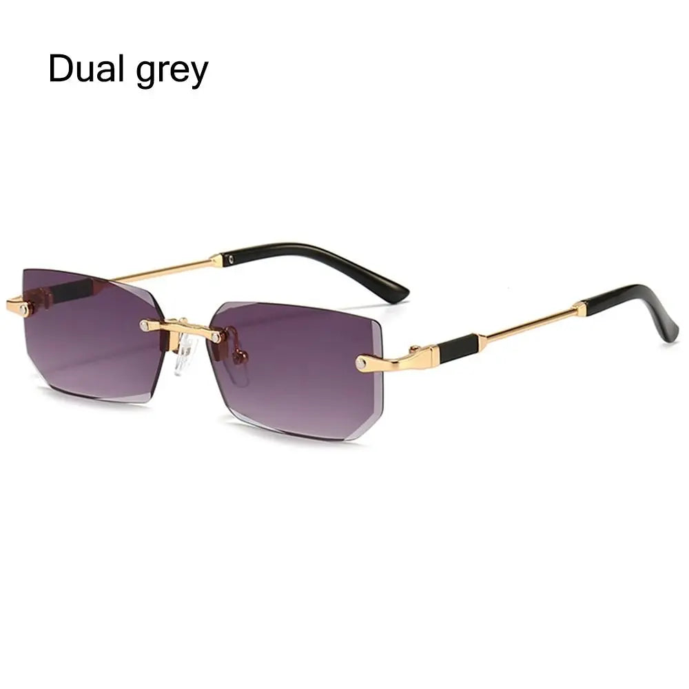 Lunettes Monture Dorée Style Luxe — UV400 Protection ✨