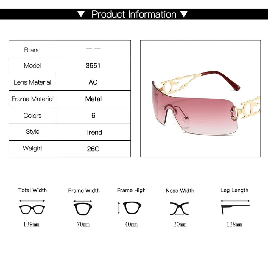 Lunettes Carrées Oversize Y2K — L'Aesthetic des Années 2000 💅