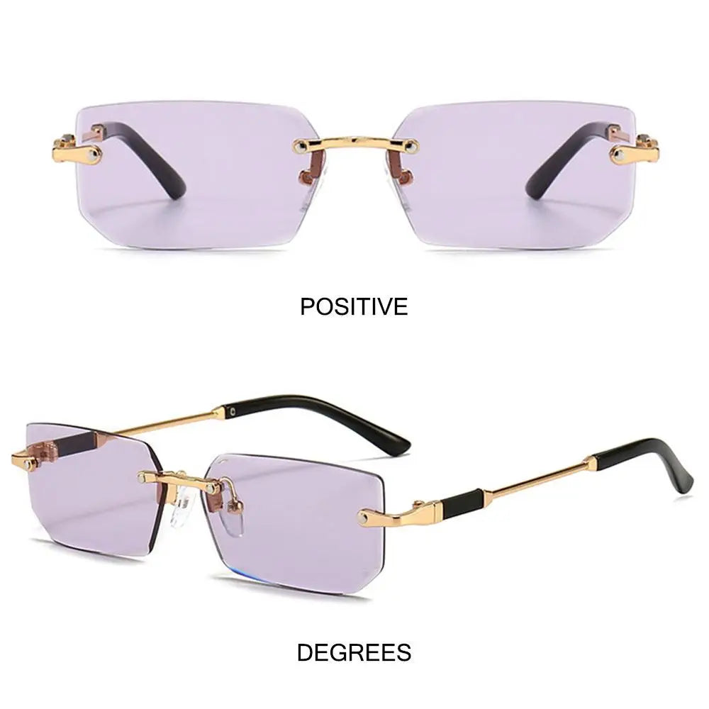 Lunettes Monture Dorée Style Luxe — UV400 Protection ✨