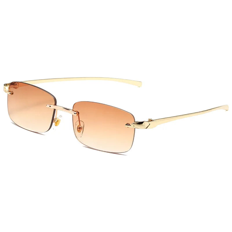 Lunettes Sans Monture Style Luxe — 16 Coloris UV400 ✨