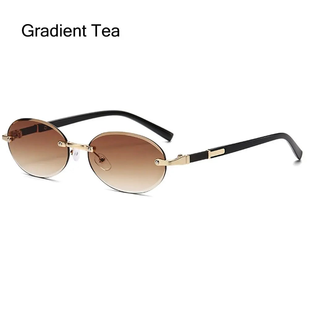 Lunettes Monture Dorée Style Luxe — UV400 Protection ✨