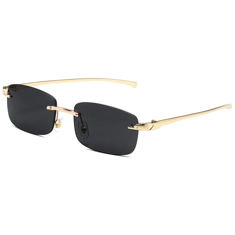 Lunettes Sans Monture Style Luxe — 16 Coloris UV400 ✨