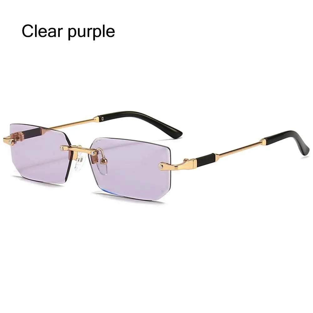 Lunettes Monture Dorée Style Luxe — UV400 Protection ✨