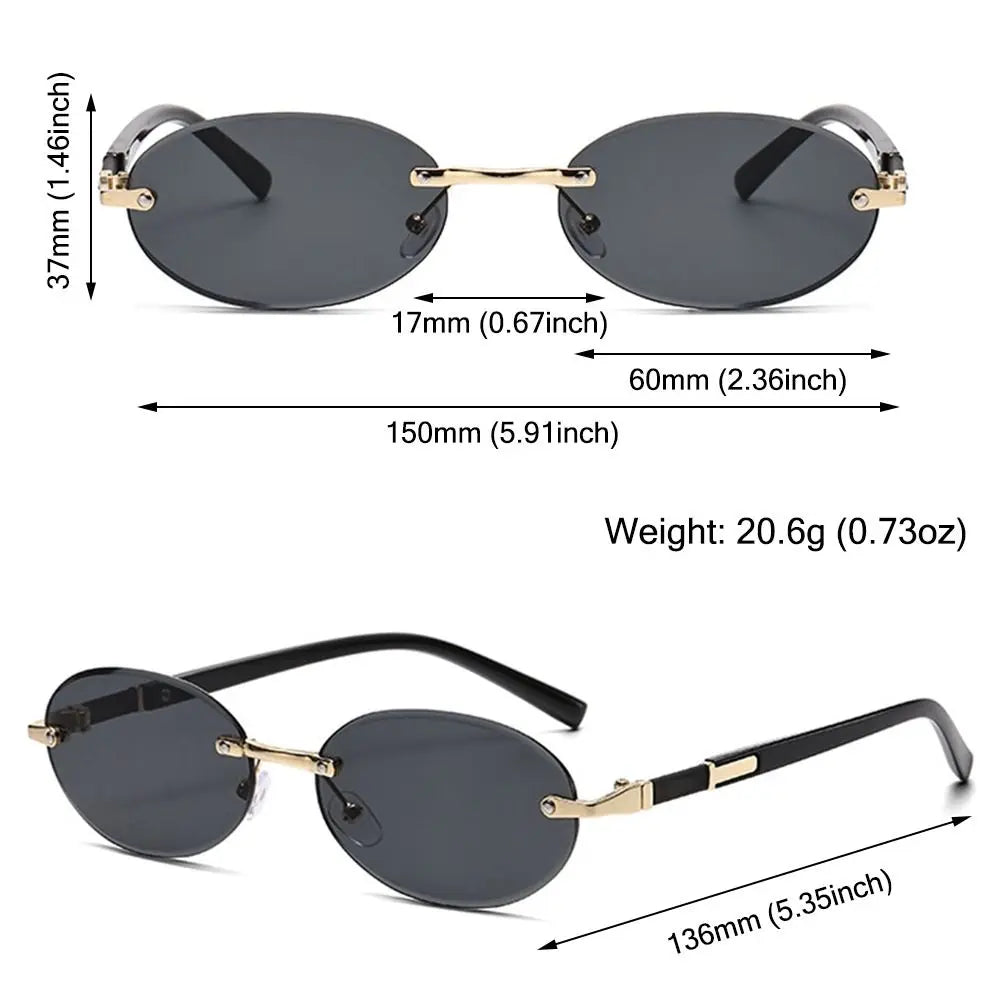 Lunettes Monture Dorée Style Luxe — UV400 Protection ✨